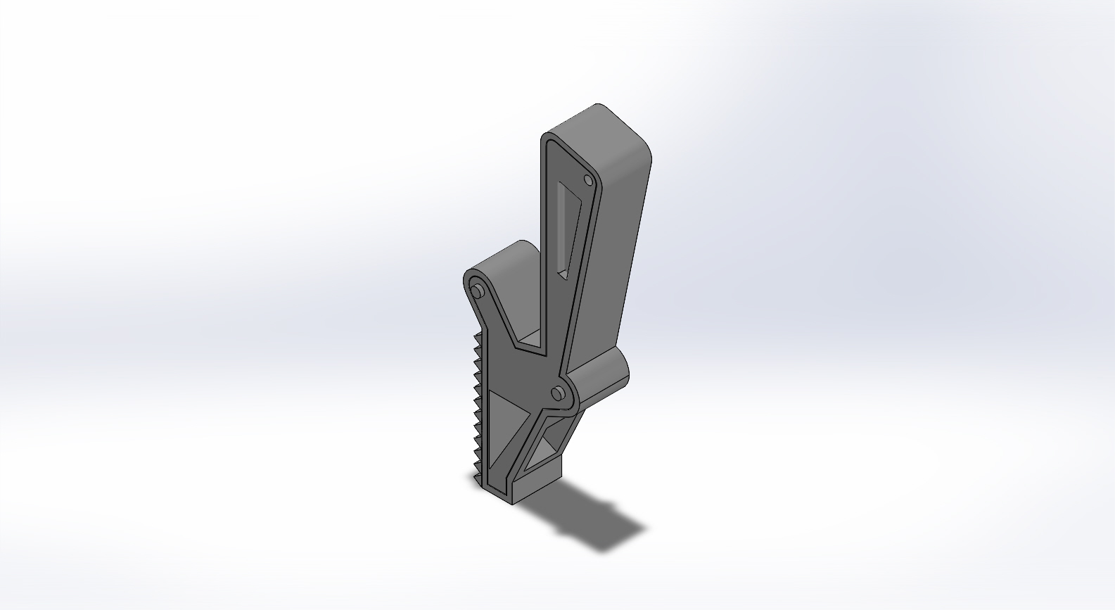 简易机械臂3D数模图纸 Solidworks设计